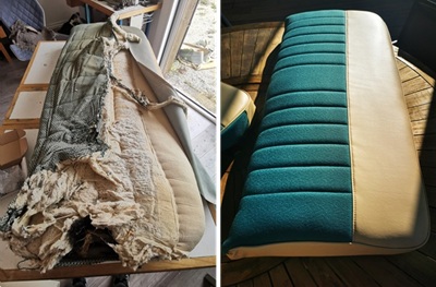 Banquettes avant après Banquettes avant après