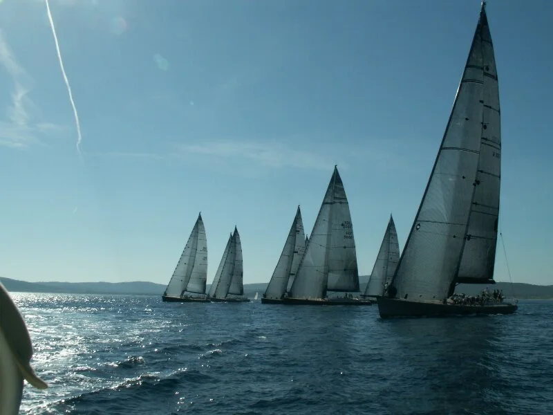 Les Voiles de Saint-Tropez Voiliers pendant Les Voiles de Saint-Tropez