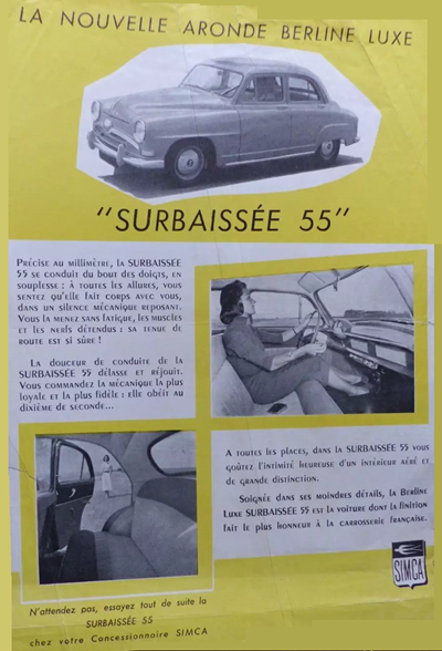 Simca 9 Surbaissée 55